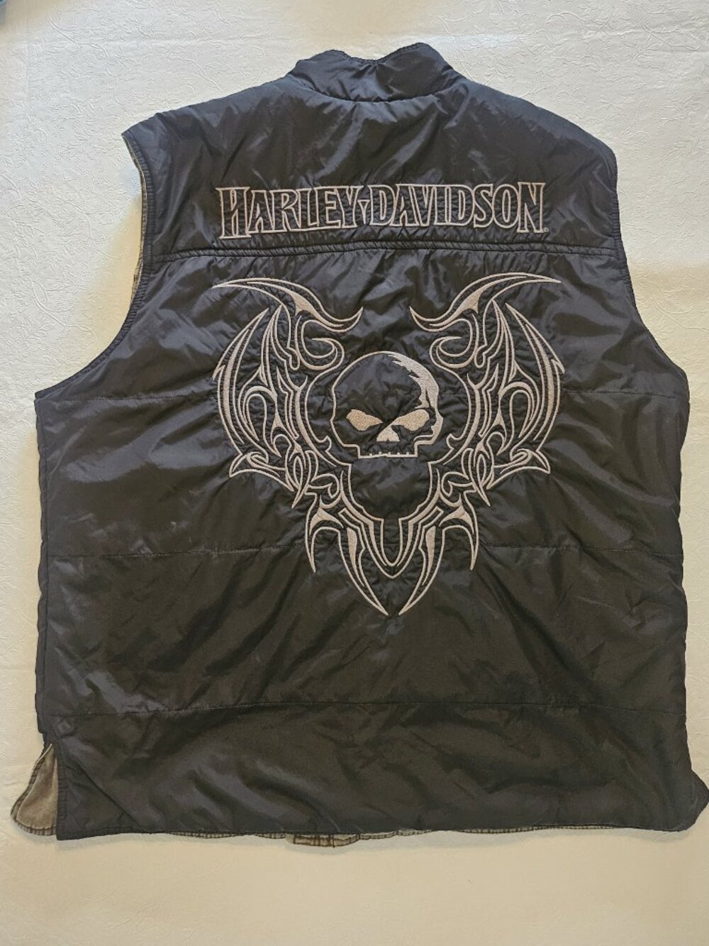 Harley-Davidson Men's Reversible Puffer Vest - Size L